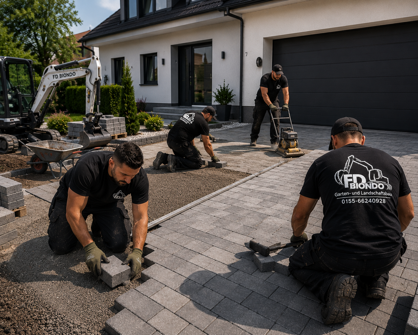 FD Biondo – Pflasterarbeiten Privateinfahrt